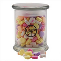 Costello Glass Jar w/ Conversation Hearts